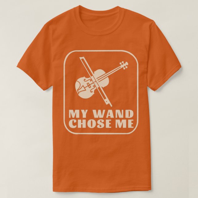 Camiseta Mi mano eligió a mi violinista violinista (Diseño del anverso)