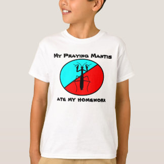 Camiseta Mi mantis religiosa comió mi preparación