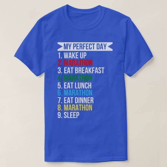Camiseta Mi Maratón del Día Perfecto 2 (Diseño del anverso)