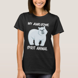 Camiseta Mi maravilloso animal espiritual es un Ártico de o