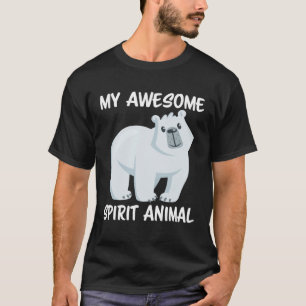Camiseta Mi maravilloso animal espiritual es un Ártico de o