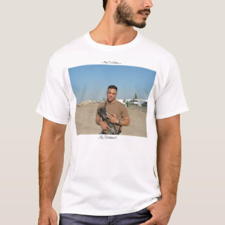 CAMISETA MI MARIDO DEL SOLDADO. .MY