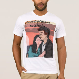 Camiseta Mi marido es mi paraíso