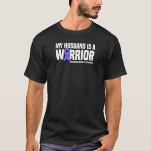 Camiseta Mi marido es un guerrero Conciencia de la artritis