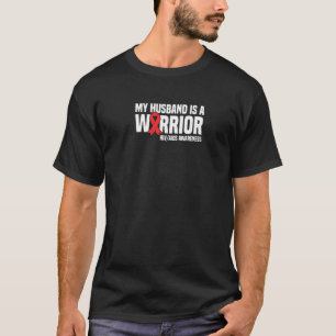 Camiseta Mi marido es un guerrero para la toma de concienci