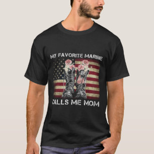 Camiseta Mi marine favorito me llama mamá