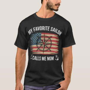 Camiseta Mi marinero favorito me llama mamá - Orgullosa mam