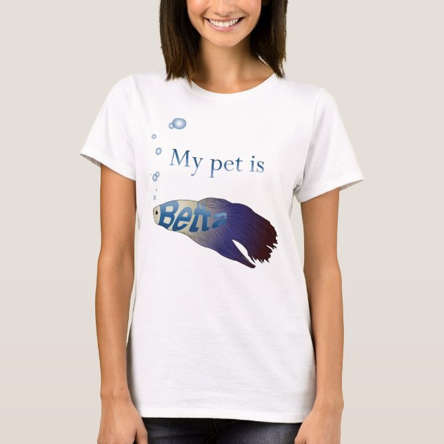 Camiseta Mi mascota es Betta (Anverso)