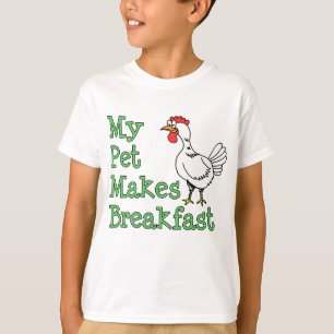 Camiseta Mi mascota hace el desayuno