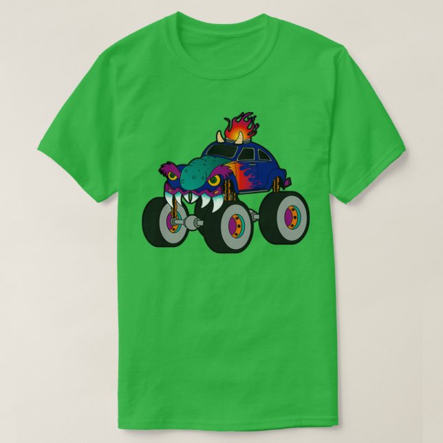 Camiseta Mi Mascota Monster Truck 1 (Diseño del anverso)