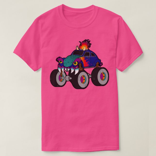 Camiseta Mi Mascota Monster Truck 4 (Diseño del anverso)