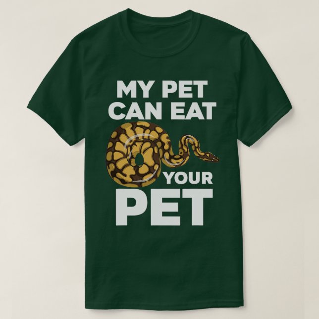Camiseta Mi Mascota puede comer a su Mascota un Mascota gra (Diseño del anverso)
