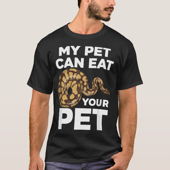 Camiseta Mi Mascota puede comer a su Mascota una graciosa s (Anverso)