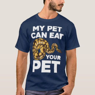 Camiseta Mi Mascota puede comer a su Mascota una graciosa s