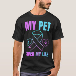 Camiseta Mi Mascota salvó mi vida de la emoción de la preve