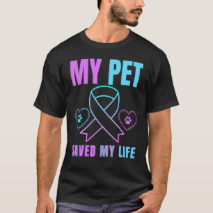 Camiseta Mi Mascota salvó mi vida de la emoción de la preve