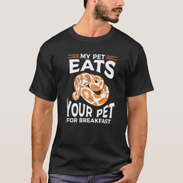 Camiseta Mi Mascota Se Come Su Per Para El Desayuno Ball Py (Anverso)