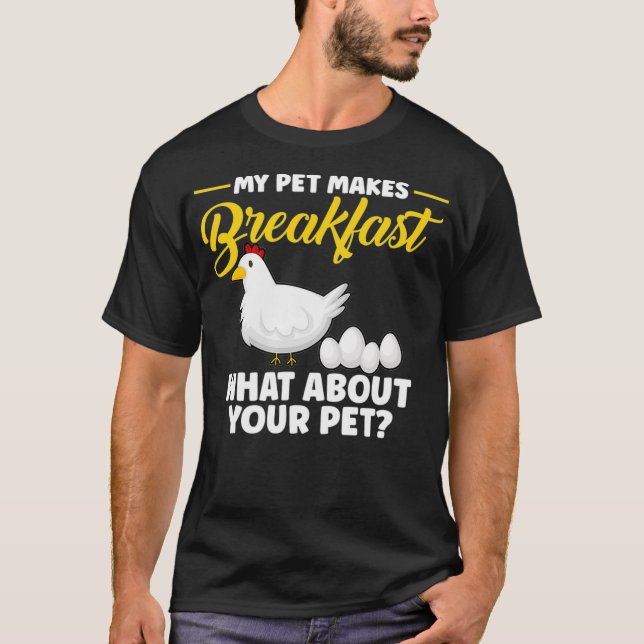 Camiseta Mi Mascota Sirve El Desayuno, ¿Qué Hay De Su Masco (Anverso)