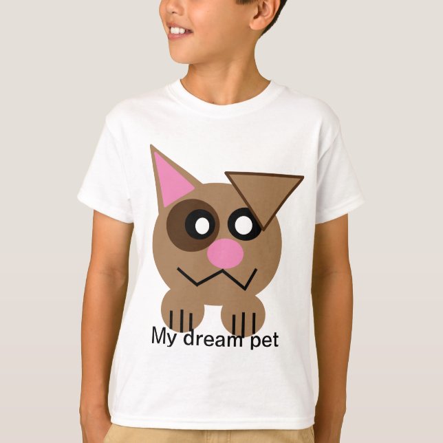 Camiseta Mi mascota soñada (Anverso)