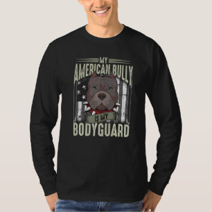 Camiseta Mi matón estadounidense es mi carta de Pitbull