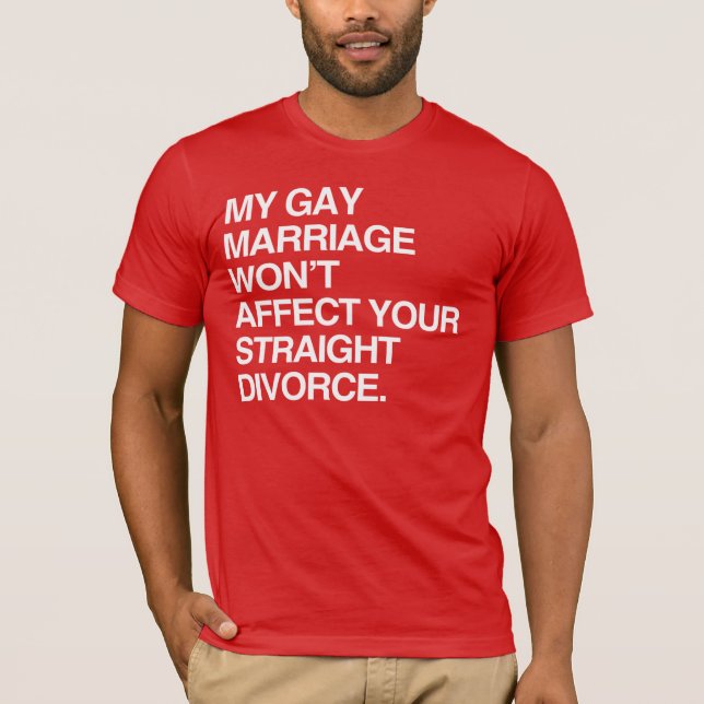 CAMISETA MI MATRIMONIO NO AFECTARÁ TU DIVORCIO (Anverso)