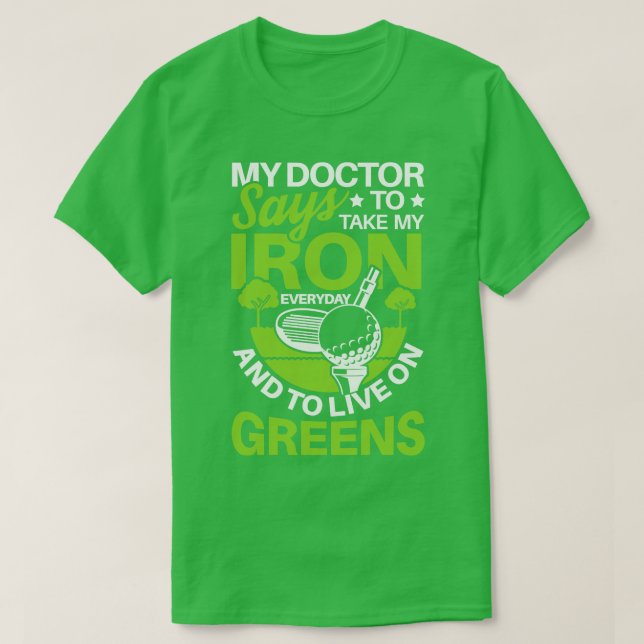 Camiseta Mi Médica dice que lleve mi regalo de Iron Pro Dep (Diseño del anverso)