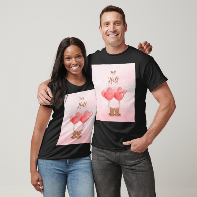 Camiseta Mi medio El día de San Valentín (Unisexo)