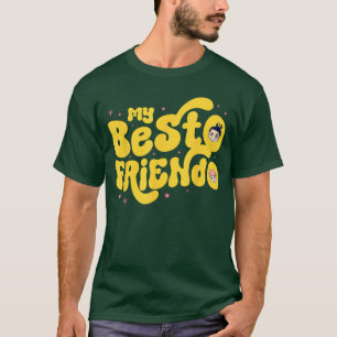 Camiseta Mi mejor amigo/amiga friendo amante del anime mejo