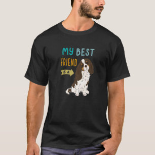 Camiseta Mi mejor amigo es un collar de Tri Color Cavalier