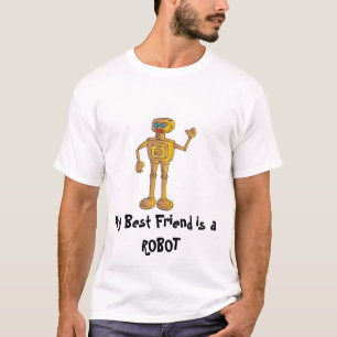 Camiseta Mi mejor amigo es un ROBOT