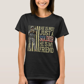 Camiseta Mi Mejor Amigo Es Un Soldado Orgulloso Amigo Del E