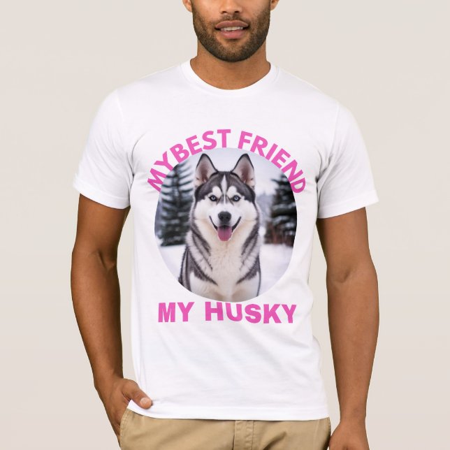 Camiseta Mi mejor amigo - Mi Husky (Anverso)