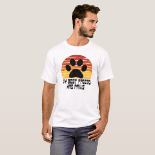 Camiseta Mi mejor amigo tiene patas