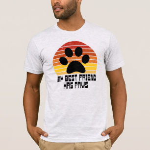 Camiseta Mi mejor amigo tiene patas