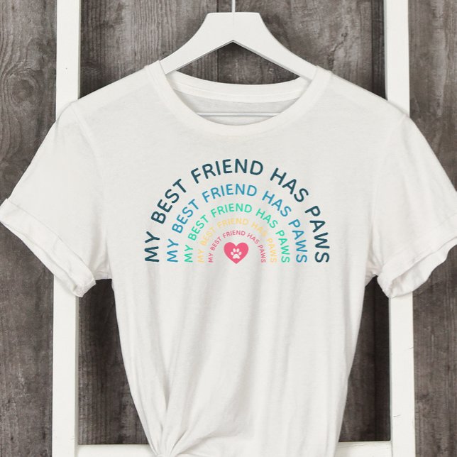 Camiseta Mi mejor amigo tiene un amante del perro de las ga (Subido por el creador)
