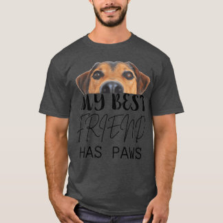 Camiseta Mi mejor amigo tiene un amigo de piernas