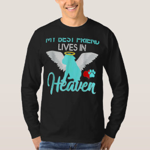 Camiseta Mi Mejor Amigo Vive En Cachorros De Perro Cielos
