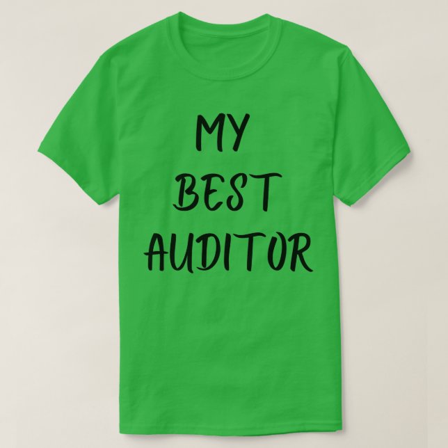Camiseta Mi mejor auditor (Diseño del anverso)