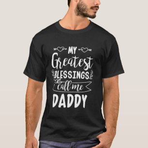 Camiseta Mi mejor bendición llámame papá Embarazo Annou