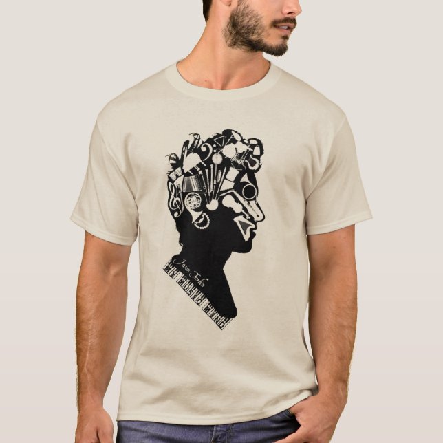 Camiseta Mi mente de la música (Anverso)