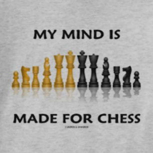 Camiseta Mi Mente Está Hecho Para El Ajedrez (Juego De Ajed