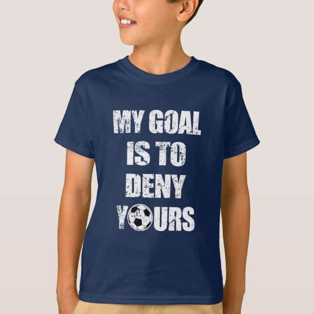Camiseta Mi meta es negar al suyo muchachos divertidos (Anverso)