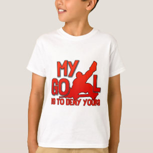 Camiseta Mi meta, portero del hockey