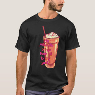 Camiseta Mi Milkshake cita la moda masculina