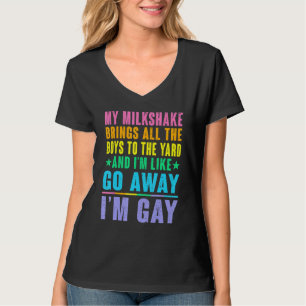 Camiseta Mi Milkshake Trae A Todos Los Niños Al Jardín Im G