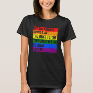 Camiseta Mi Milkshake Trae A Todos Los Niños Al Jardín Que 