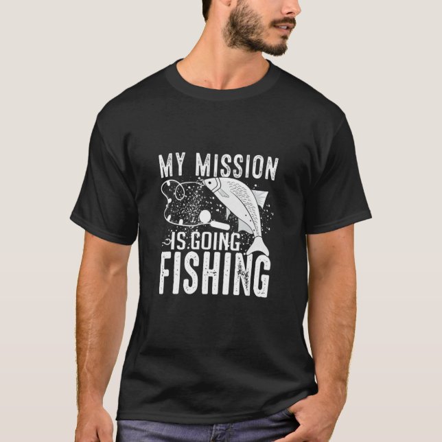 Camiseta Mi misión es       pescar pescado (Anverso)