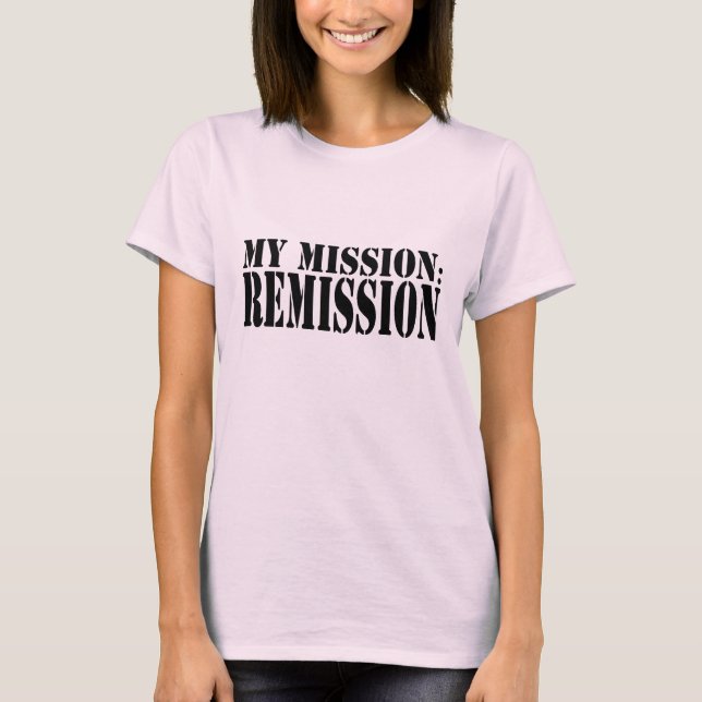Camiseta MI MISIÓN: REMISIÓN Damas Larga Manga (Fked) (Anverso)