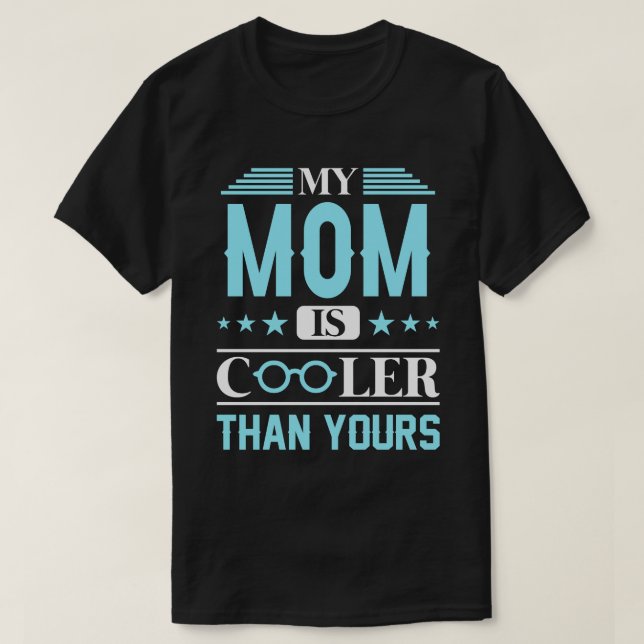 Camiseta Mi MOM es más frío que el tuyo (Diseño del anverso)
