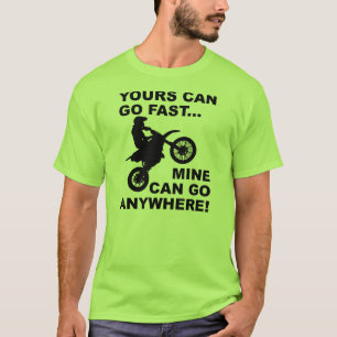 Camiseta Mi Moto de Cross Puede Ir a Cualquier Lugar Camise